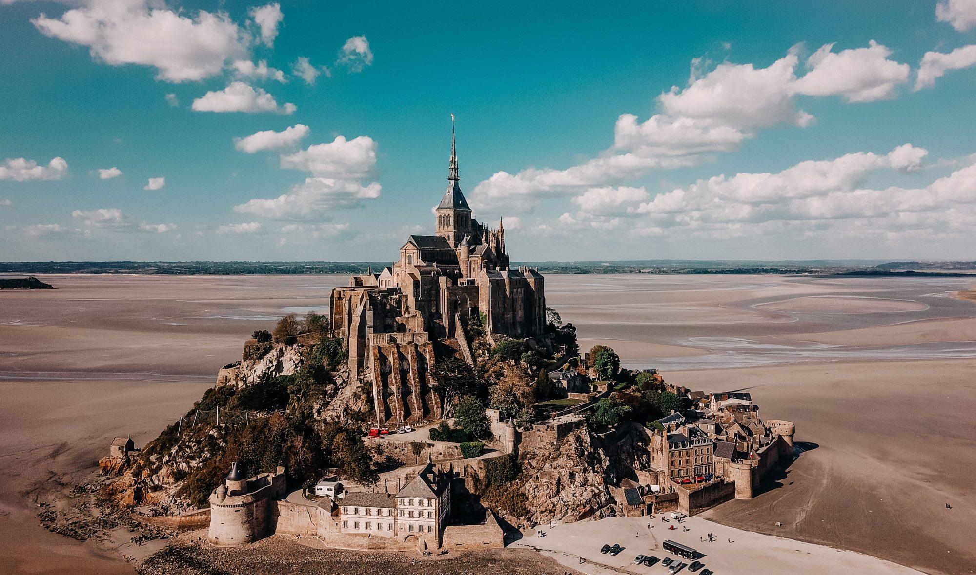 Mont Saint-Michel Drone