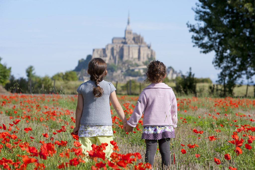 Enfants Mont Saint Michel