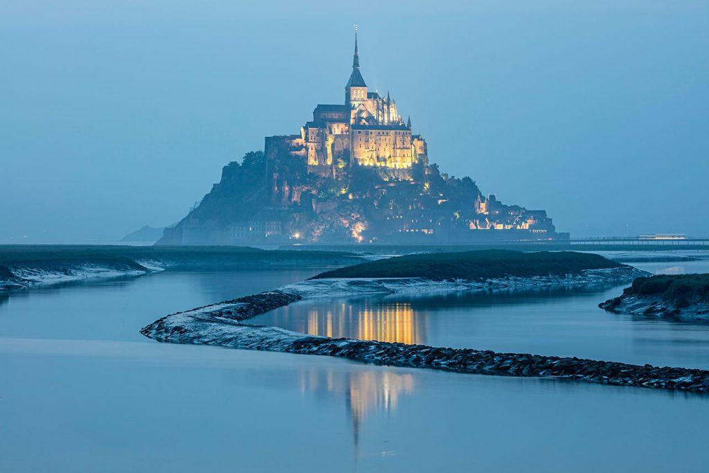 Mont Saint Michel Nuit